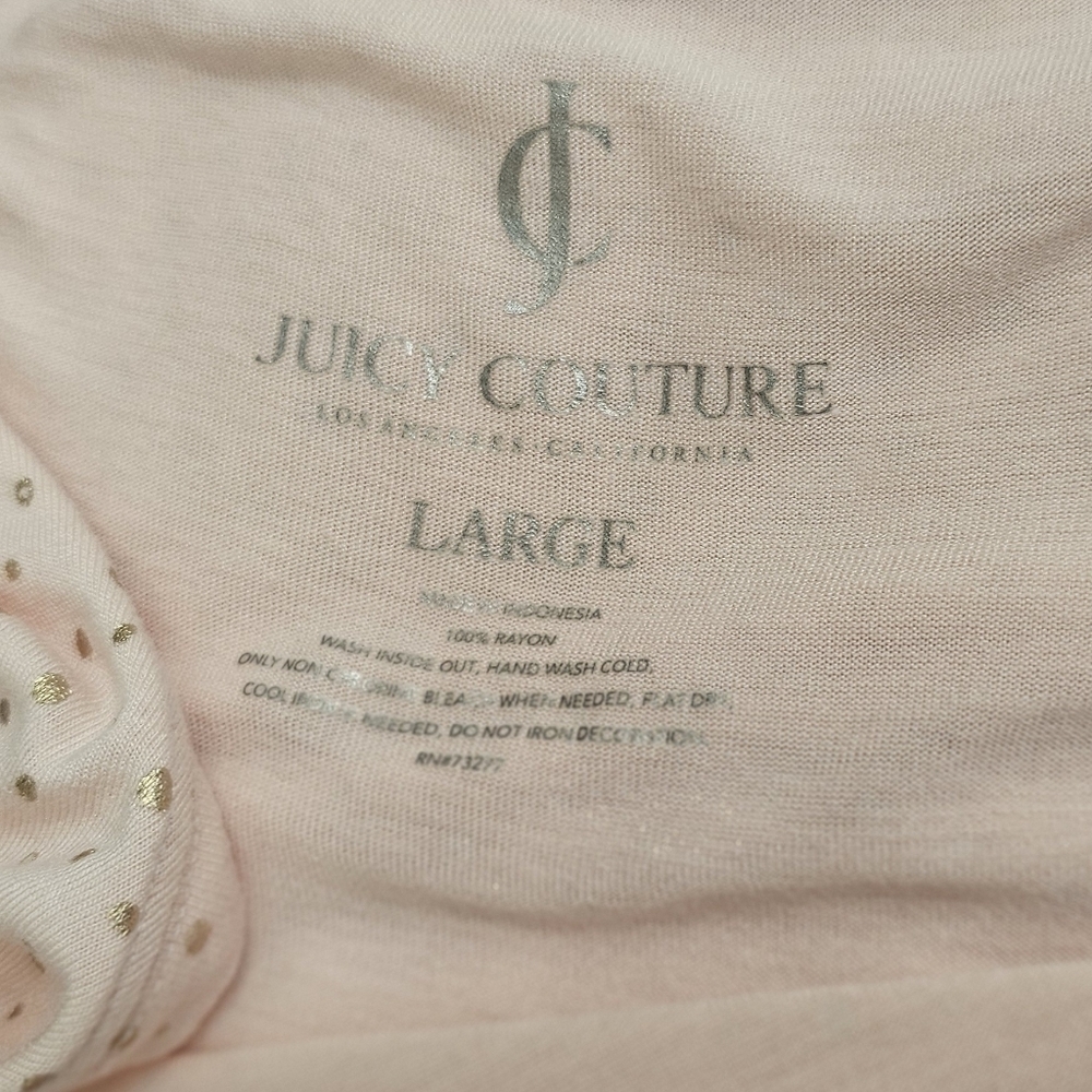 Juicy Couture Women's Pink Top Size L - Picture 4 of 4